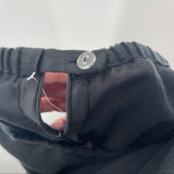 NWT JM Collection Linen Black Capri Size 12 - Picture 8 of 8